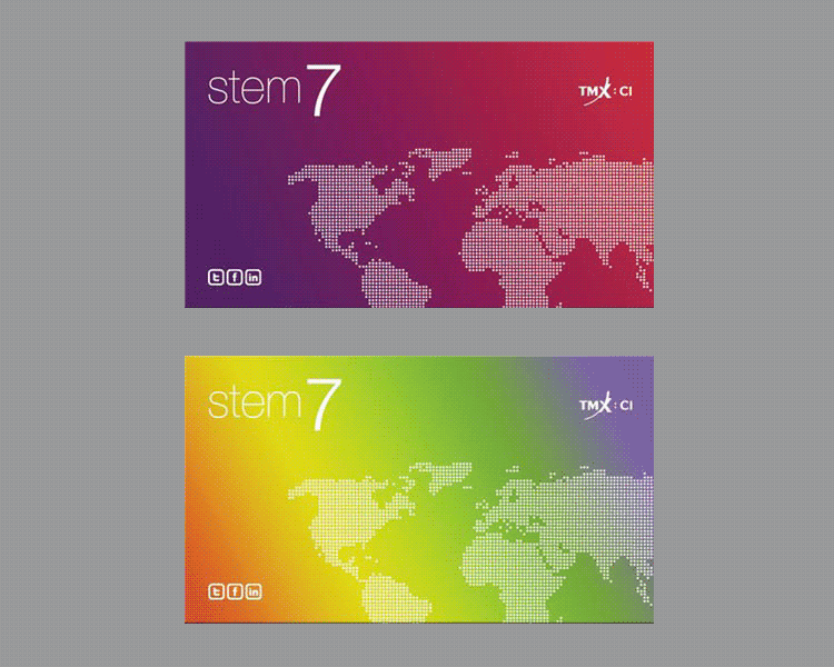 Stem 7 Capital Business Card Design