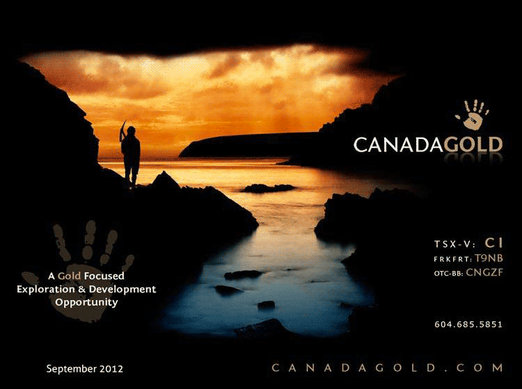 Canada Gold Pitch Deck Design