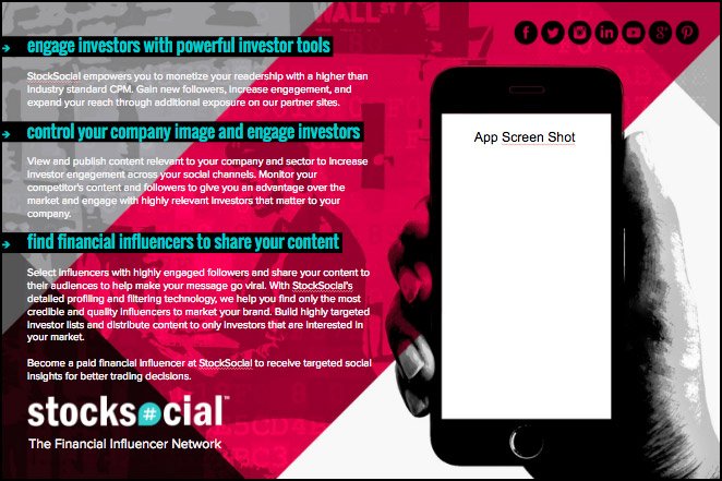 StockSocial DPitch Deck Design