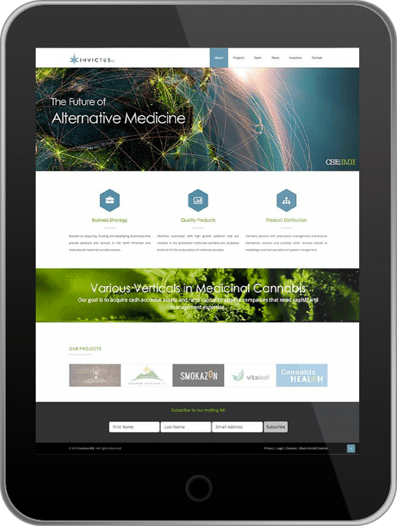 Invictus MD Website Design and Website Development